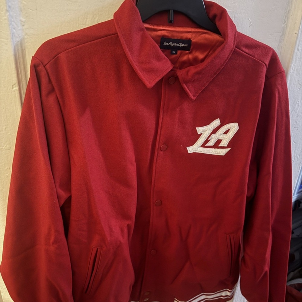 Los Angeles Clippers wool jacket size XL